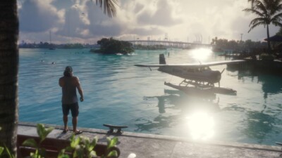 GTA 6 review embargo report: Rockstar Games screenshot of a Vice City street