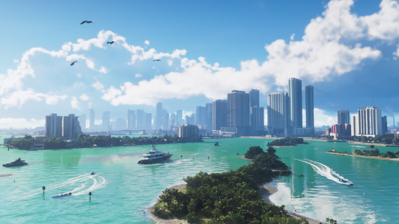 GTA 6 Take-Two earnings: official Vice City artwork from Grand Theft Auto VI