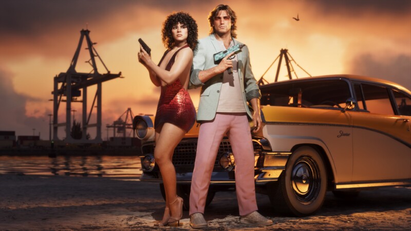 GTA 6 Vintage Vice City Pack, official Rockstar Games image