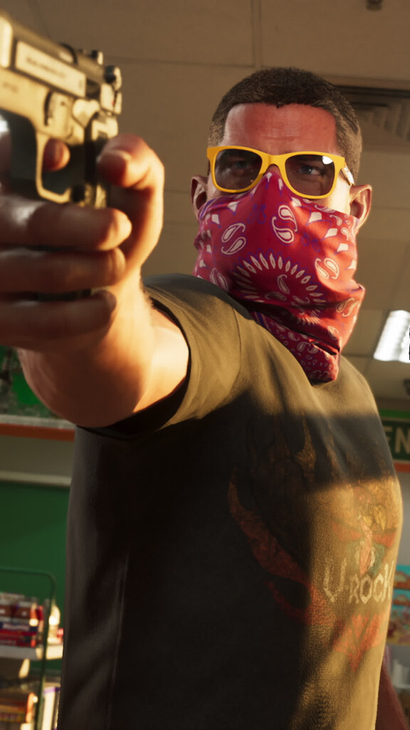 Jason Duval in GTA 6, official Rockstar Games artwork