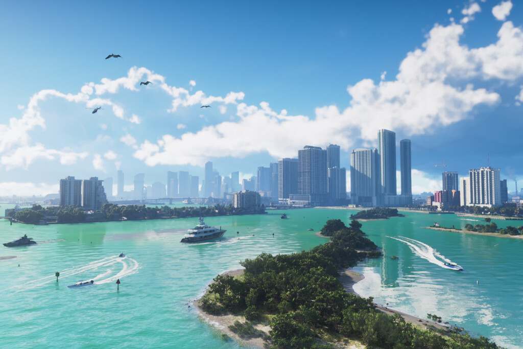 Vice City in GTA 6, official Rockstar Games artwork
